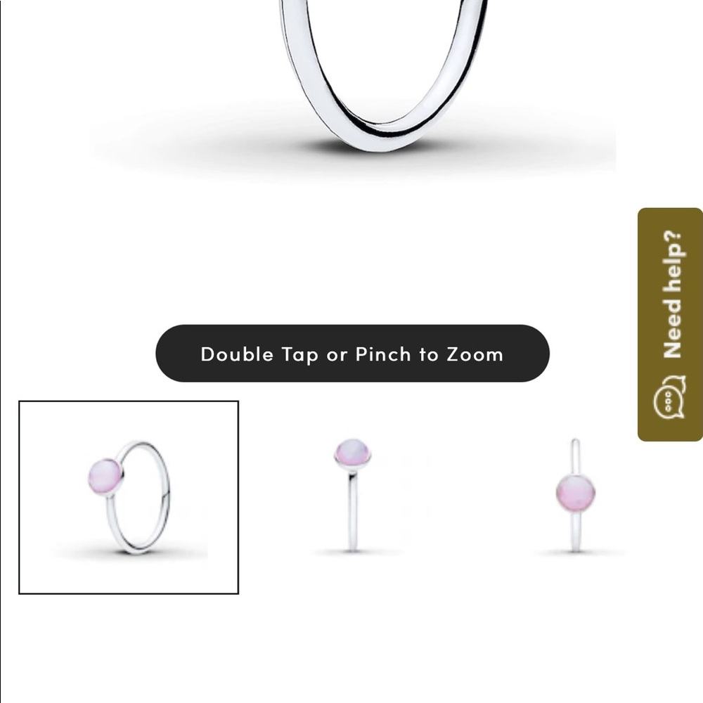 Pandora pink ring